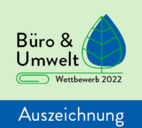 Das Bild zeigt das Siegel der Firma Fokus Zukunft als Auszeichnung für ein klimaneutrales Unternehmen