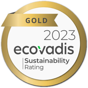 CAS AG Gold-Medaille zur Anerkennung des EcoVadis Sustainability Ratings 2023