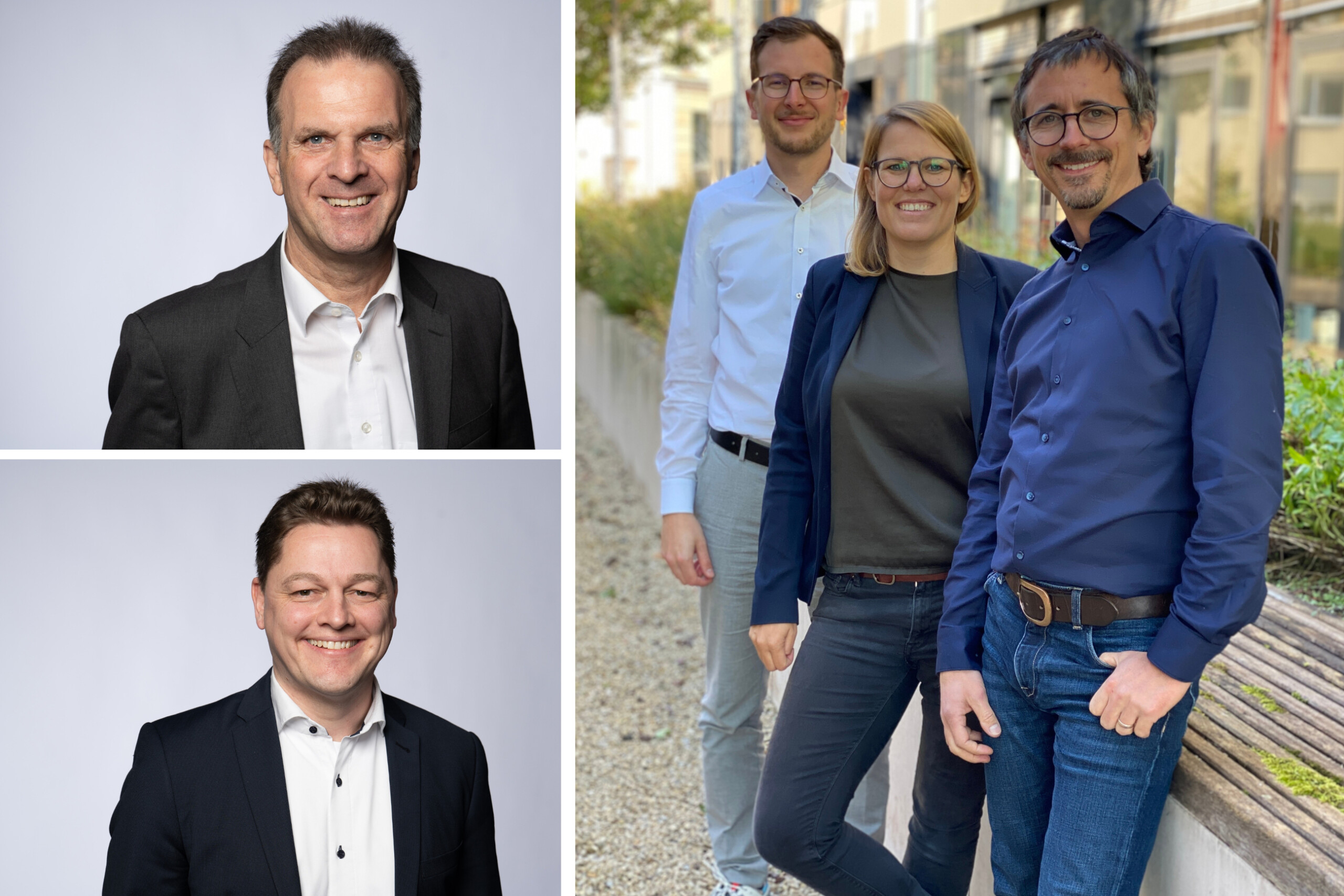 CAS IAL THEM Dirk Blum, Jürgen Werner (CAS AG), Tim Frederik Juchler, Maike Lehnart, Hans-Frieder Hermann (THEM)
